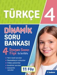 Tudem Yayınları - Tudem 4.Sınıf Türkçe Dinamik Soru Bankası