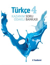 Tudem Yayınları - Tudem 4.Sınıf Türkçe Kazanım Odaklı Soru Bankası