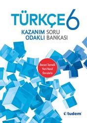 Tudem Yayınları - Tudem 6.Sınıf Türkçe Kazanım Odaklı Soru Bankası
