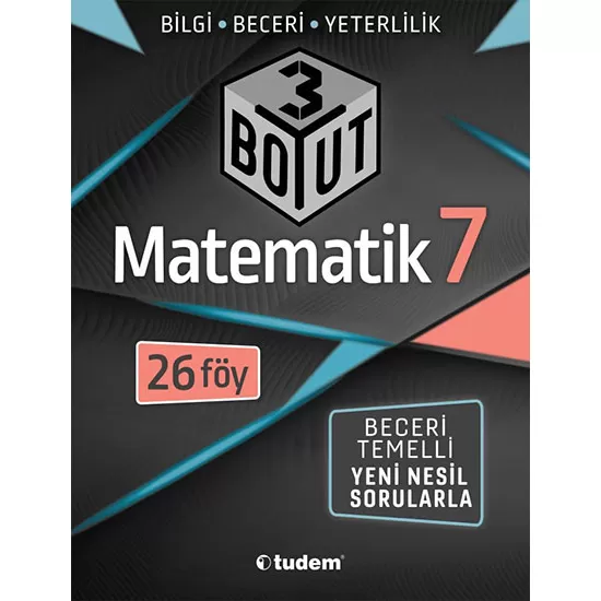 Tudem Yayınları - Tudem 7.Sınıf Matematik 3 Boyut 26 Föy