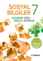 Tudem Yayınları - Tudem 7.Sınıf Sosyal Bilgiler Kazanım Odaklı Soru Bankası