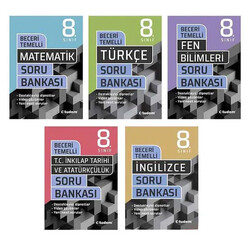 Tudem Yayınları - Tudem 8. Sınıf Beceri Temelli Soru Bankası Seti