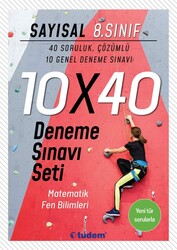Tudem Yayınları - Tudem 8.Sınıf LGS Sayısal 10x40 Deneme Sınavı Seti