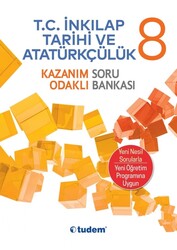 Tudem Yayınları - Tudem 8.Sınıf T.C İnkılap Tarihi Kazanım Odaklı Soru Bankası