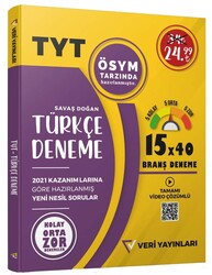 Veri Yayınları - Veri Yayınları TYT Türkçe 15 li Deneme