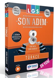 Yanıt Yayınları - Yanıt 8. Sınıf LGS Türkçe Son Adım Soru Bankası