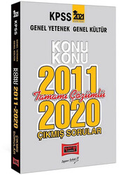 Yargı Yayınları - Yargı 2021 KPSS Genel Yetenek Genel Kültür Konu Konu Tamamı Çözümlü Çıkmış Sorular 2011-2020