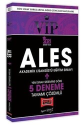 Yargı Yayınları - Yargı ALES VIP Yeni Sınav Sistemine Göre Tamamı Çözümlü 5 Deneme