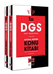 Yargı Yayınları - Yargı DGS VIP Sayısal - Sözel Bölüm Konu Kitabı Seti