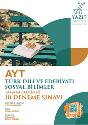 Yazıt Yayınları - Yazıt AYT Türk Dili ve Edebiyatı Sosyal Bilimler 10 Deneme Sınavı