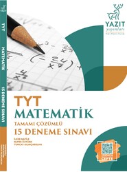 Yazıt Yayınları - Yazıt TYT Matematik 15 Deneme Sınavı