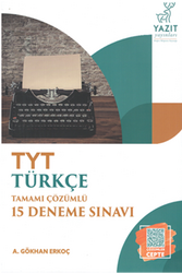Yazıt Yayınları - Yazıt TYT Türkçe 15 Deneme Sınavı