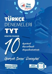 Yeni Nesil Yayınevi - Yeni Nesil TYT Türkçe 10 Deneme Sınavı Video Çözümlü