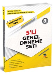 Zeka Küpü Yayınları - Zeka Küpü 8.Sınıf LGS Beceri Temelli 5 Genel Deneme